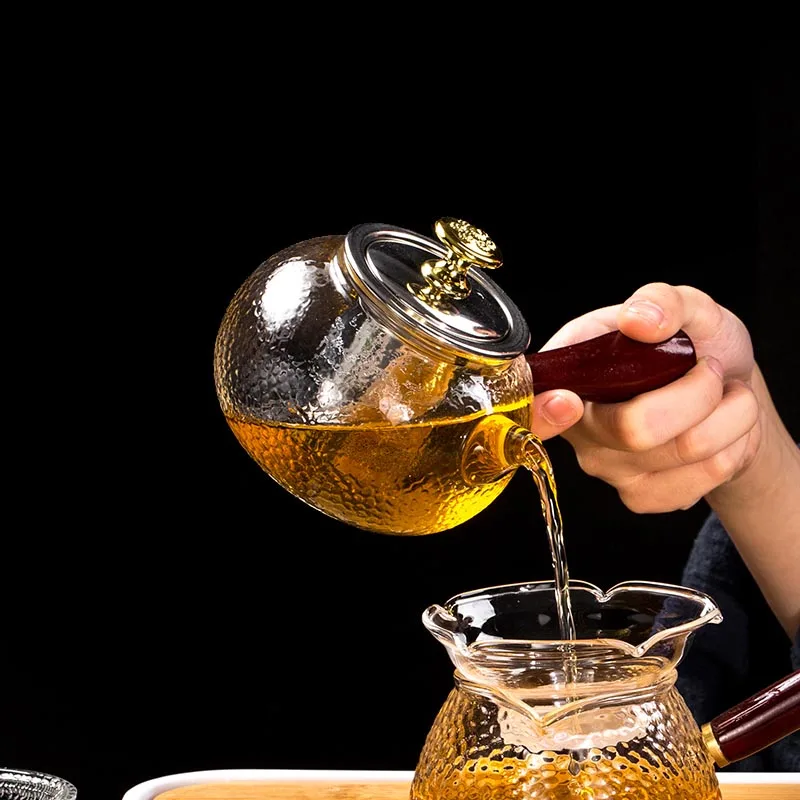 (Can Be Burned) 320ml Japanese Style Hammer Pattern Glass Teapot Black and Ebony Side Hand Grip Kettle Flower Teapot Coffee Pots
(Can Be Burned) 320ml Japanese Style Hammer Pattern Glass Teapot Black and Ebony Side Hand Grip Kettle Flower Teapot Coffee Pots