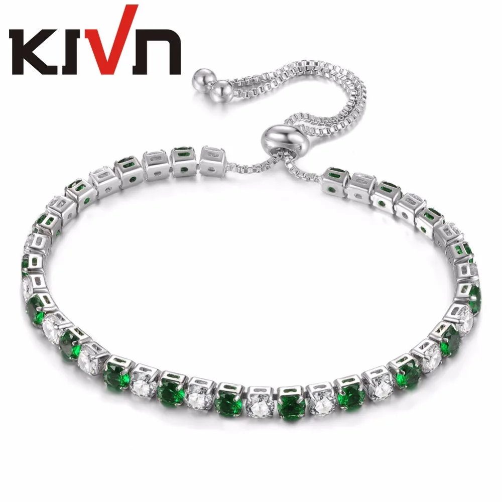 KIVN Jewelry 4mm CZ Cubic Zirconia Adjustable Women Girls Tennis Wedding Bridal Bracelets Birthday Gifts 10pcs Lots Wholesale
KIVN Jewelry 4mm CZ Cubic Zirconia Adjustable Women Girls Tennis Wedding Bridal Bracelets Birthday Gifts 10pcs Lots Wholesale