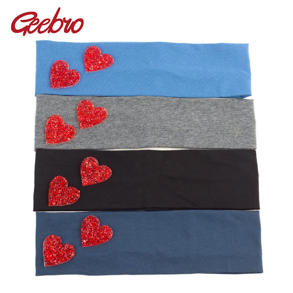 Geebro Women's Plain Stretch Headbands Fashion Cotton Rhinestones Elastic Flat Headband For Girls Hair Band Turban Wrap DQ529
Geebro Women's Plain Stretch Headbands Fashion Cotton Rhinestones Elastic Flat Headband For Girls Hair Band Turban Wrap DQ529
