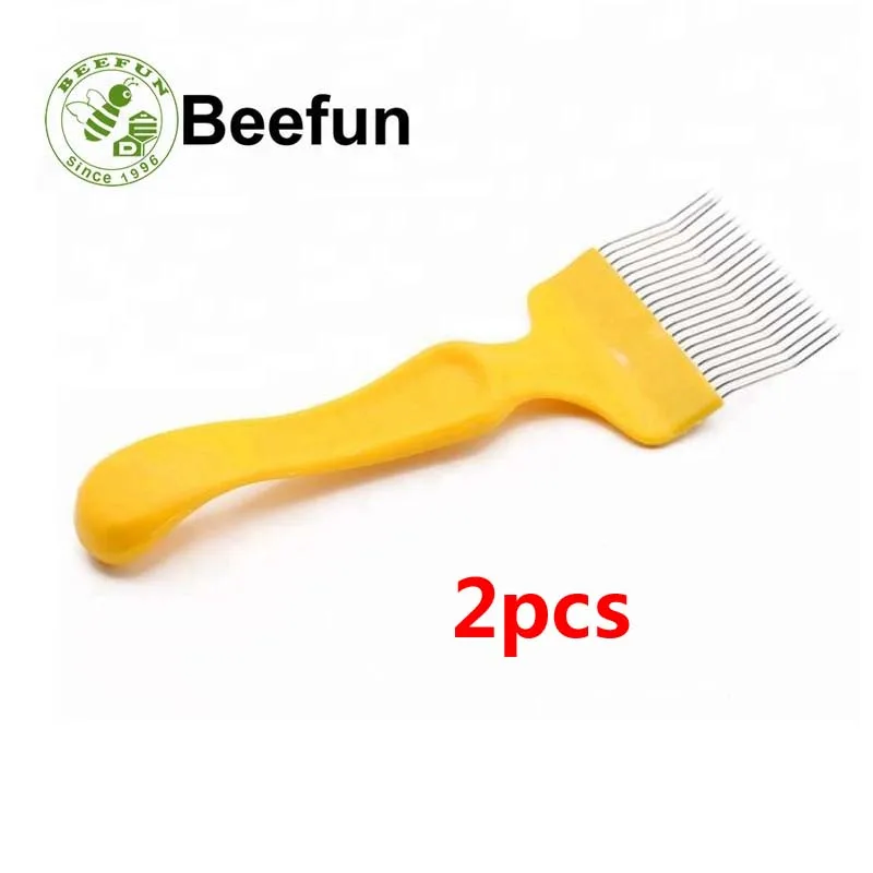 2 шт. Beefun 21 Pin из нержавеющей стали зубцы Расческа вилка пчеловод игольчатый нож