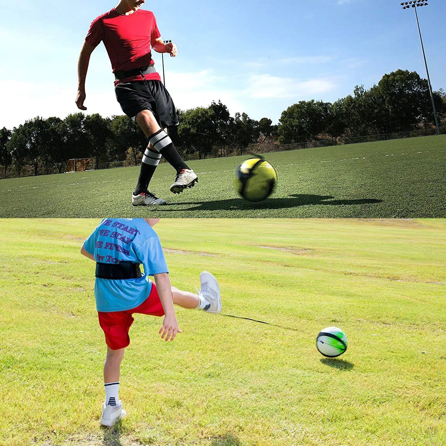 Soccer Training Sports Assistance Adjustable Football Trainer Soccer Ball Practice Belt Training Equipment Kick
Soccer Training Sports Assistance Adjustable Football Trainer Soccer Ball Practice Belt Training Equipment Kick
