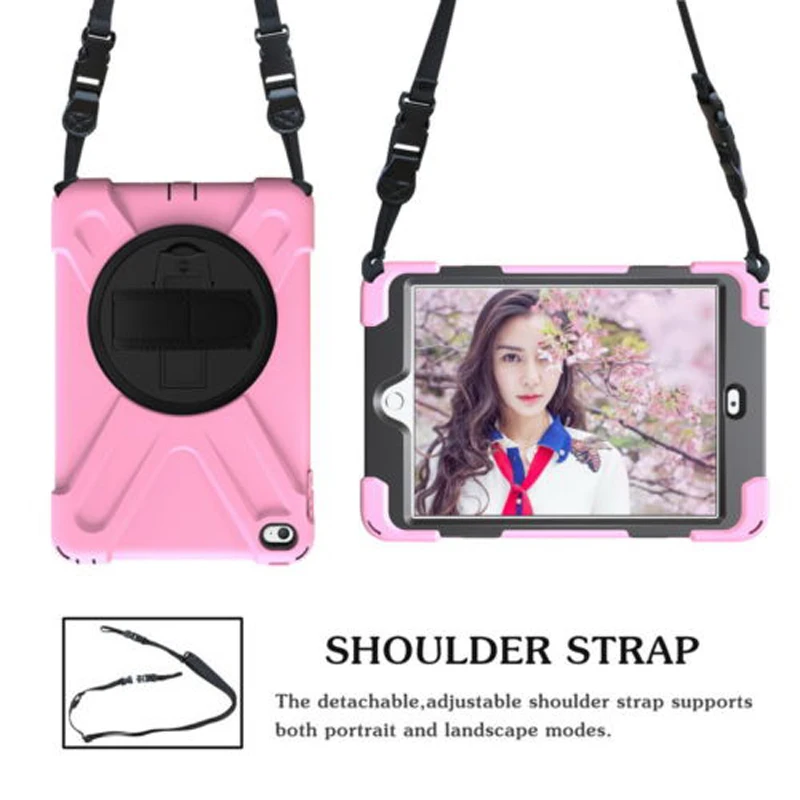 For iPad 2 3 4 Case Kids Heavy Duty Shockproof Silicone Rugged Stand Tablet Case Cover for Apple iPad 2 3 4 With Shoulder Strap
For iPad 2 3 4 Case Kids Heavy Duty Shockproof Silicone Rugged Stand Tablet Case Cover for Apple iPad 2 3 4 With Shoulder Strap