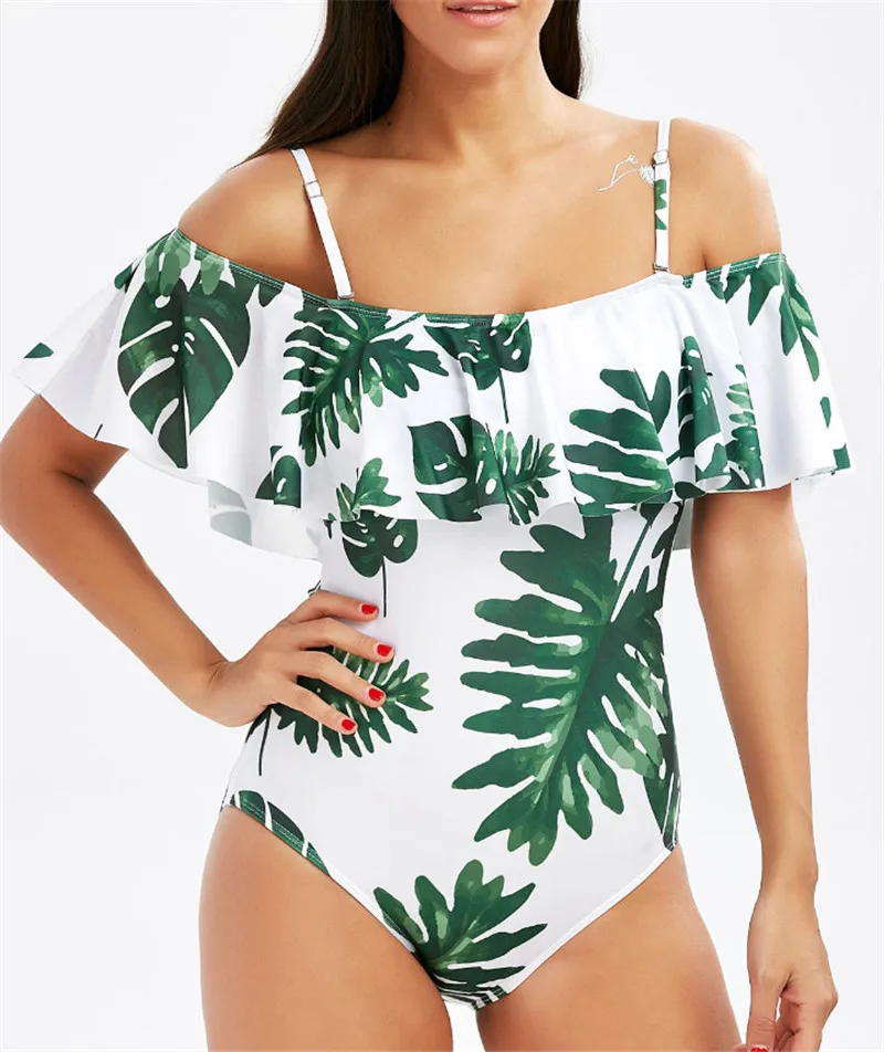 One-shouldered Pineapple Leaves Bathing Suit Women One Piece Swimsuit Swimwear Women Bikini Swimming Traje De Ba O Mujer Sexy
One-shouldered Pineapple Leaves Bathing Suit Women One Piece Swimsuit Swimwear Women Bikini Swimming Traje De Ba O Mujer Sexy