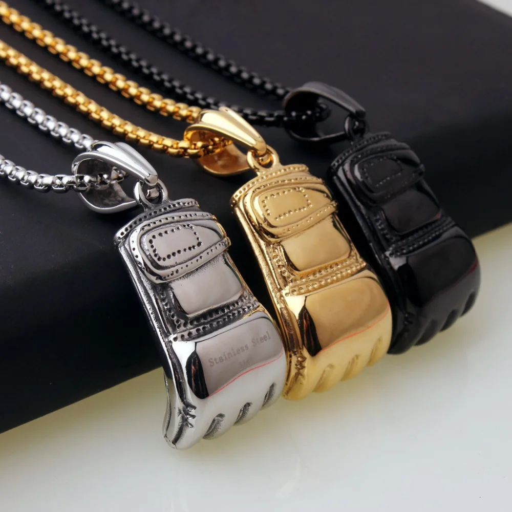 3 Styles Men Necklace & Pendant Gold Stainless Steel Chain Glove Charm Fashion Sport Fitness Jewelry
3 Styles Men Necklace & Pendant Gold Stainless Steel Chain Glove Charm Fashion Sport Fitness Jewelry
