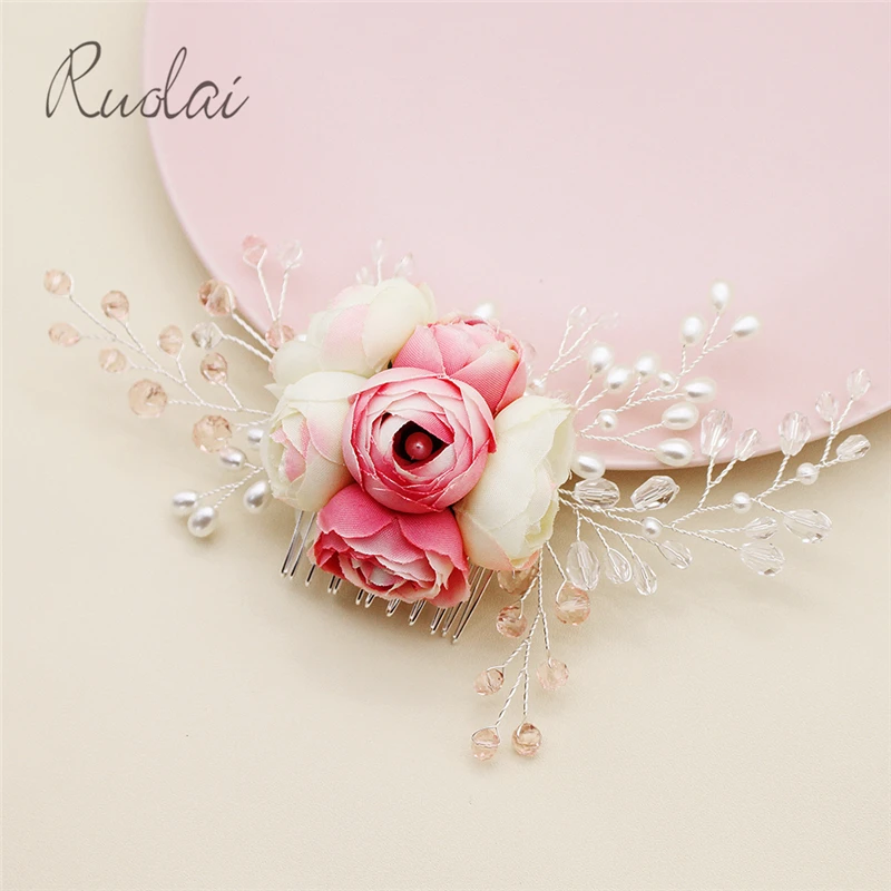 New Arrival Flower Wedding Hair Comb Pearls Crystal Headpiece Bohemia Wedding Accessories Ladies Headband Bridal Head Wear HD35
New Arrival Flower Wedding Hair Comb Pearls Crystal Headpiece Bohemia Wedding Accessories Ladies Headband Bridal Head Wear HD35