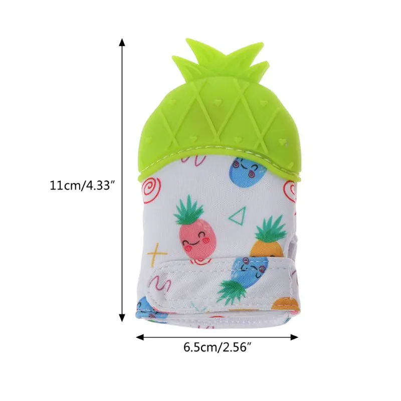 New Pineapple Shape Baby Teething Pacifier Glove Teether Chewable Newborn Mitten Toddler Baby Molar Teether Gloves
New Pineapple Shape Baby Teething Pacifier Glove Teether Chewable Newborn Mitten Toddler Baby Molar Teether Gloves