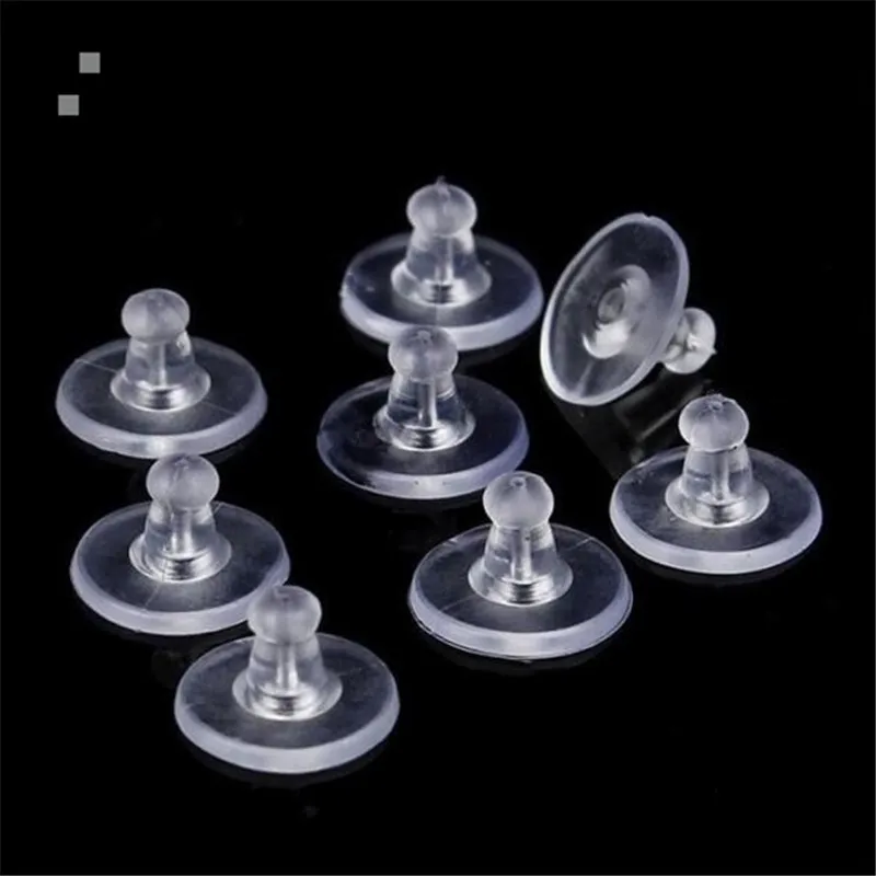 100pcs/lot Earrings Backs Jewelry Rubber Back Silicone Round Ear Plugging Blocked Plastic Earring Back Stoppers for DIY
100pcs/lot Earrings Backs Jewelry Rubber Back Silicone Round Ear Plugging Blocked Plastic Earring Back Stoppers for DIY