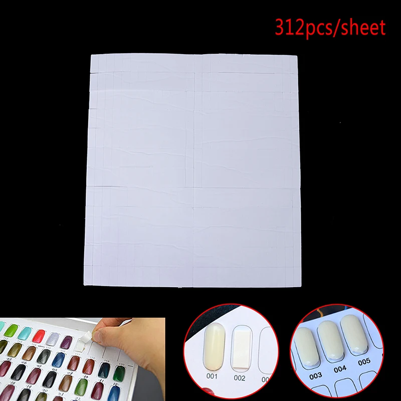 312pcs Cheap Sponge Double-sided Adhesive Fix Sticker for Salon Nail Art Gel Polish Display Color Card Book Chart Tool
312pcs Cheap Sponge Double-sided Adhesive Fix Sticker for Salon Nail Art Gel Polish Display Color Card Book Chart Tool