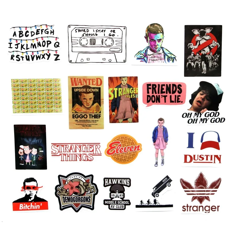 Stranger Things 18pcs/Set Decoration Accessories Graffiti Personality Stickers Car Laptop Bicycle Notebook Travle Case Sticker
Stranger Things 18pcs/Set Decoration Accessories Graffiti Personality Stickers Car Laptop Bicycle Notebook Travle Case Sticker
