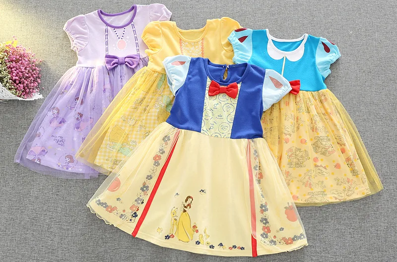 Children Clothing Baby Girl Dress Princess Snow White Belle Sofia Costume Girls Kids Birthday Party Bling Fancy Halloween Dress
Children Clothing Baby Girl Dress Princess Snow White Belle Sofia Costume Girls Kids Birthday Party Bling Fancy Halloween Dress