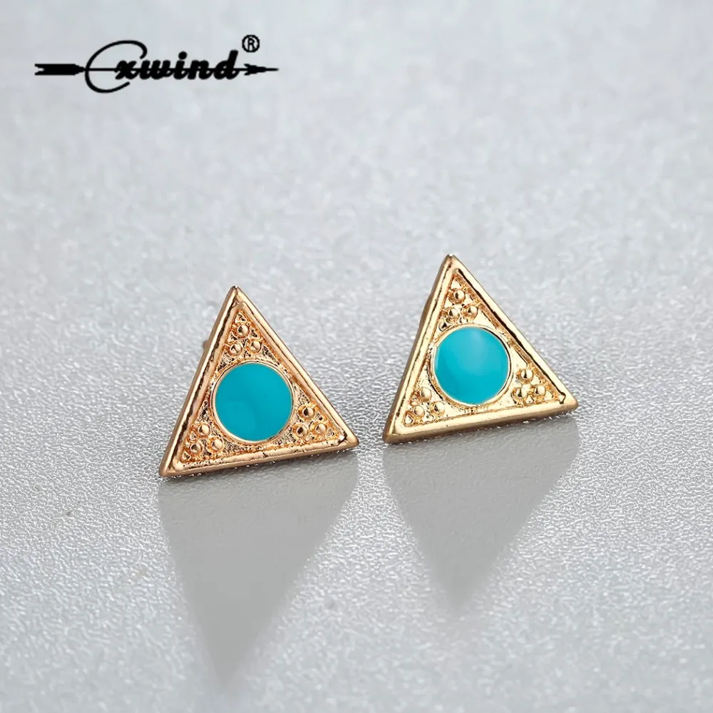 Cxwind Fashion Triangle Earrings Punk Design Triangle Round Geometric Stud Earring for Women Party Jewelry pendientes brincos
Cxwind Fashion Triangle Earrings Punk Design Triangle Round Geometric Stud Earring for Women Party Jewelry pendientes brincos