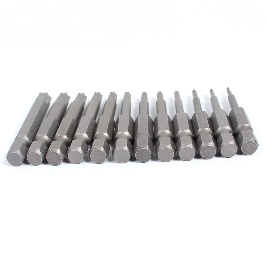 12PCS/Set Dill Precision Screw Driver Tamper Star/Torx Socket Screwdriver Set Bits Tool 1/4 Ferramentas Hand Tools | Инструменты