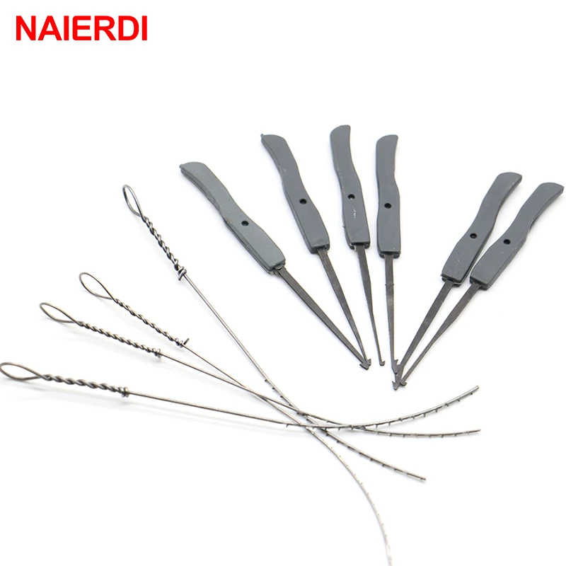NAIERDI 10pcs Broken Key Extractor Set Locksmith Tool Key Remove Removal Hooks Lock Kit
NAIERDI 10pcs Broken Key Extractor Set Locksmith Tool Key Remove Removal Hooks Lock Kit