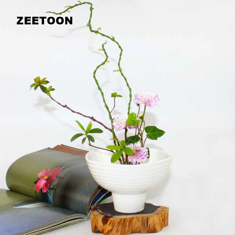 Desktop Flower Pot Flower Arrangement Tool Hydroponic Planters Coarse Pottery Flowerpot Vase High Foot Ceramic Containers White
Desktop Flower Pot Flower Arrangement Tool Hydroponic Planters Coarse Pottery Flowerpot Vase High Foot Ceramic Containers White