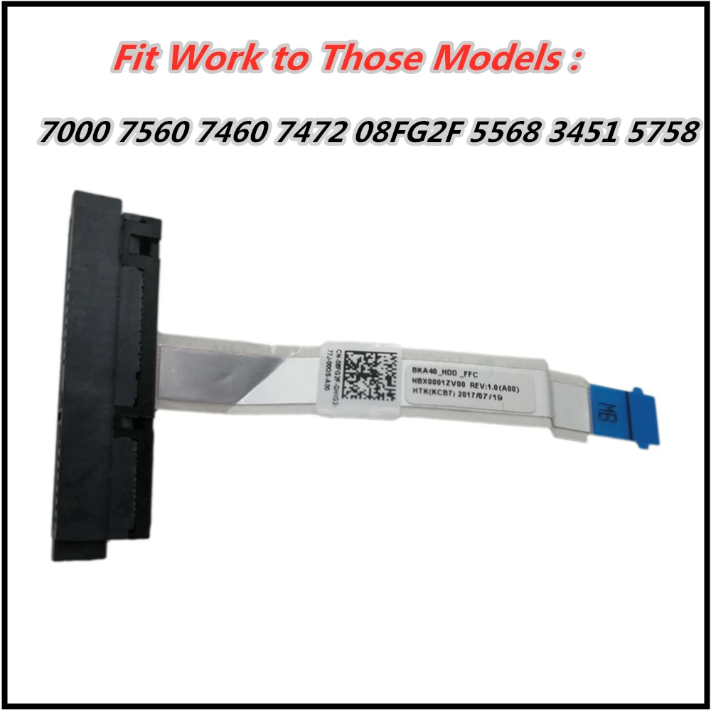 New Laptop For Dell Vostro5568 3451 5758 HDD Hard Disk interface Connector Cable For Dell Inspiron 7000 7560 7460 7472 08FG2F
New Laptop For Dell Vostro5568 3451 5758 HDD Hard Disk interface Connector Cable For Dell Inspiron 7000 7560 7460 7472 08FG2F