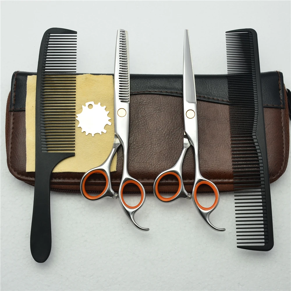 1008C 4Pcs 5.5''/6'' Customized Brand TOPPEST Hairdressing Scissors Silvery Cutting Scissors Thinning Shears Hair Scissors Suit
1008C 4Pcs 5.5''/6'' Customized Brand TOPPEST Hairdressing Scissors Silvery Cutting Scissors Thinning Shears Hair Scissors Suit