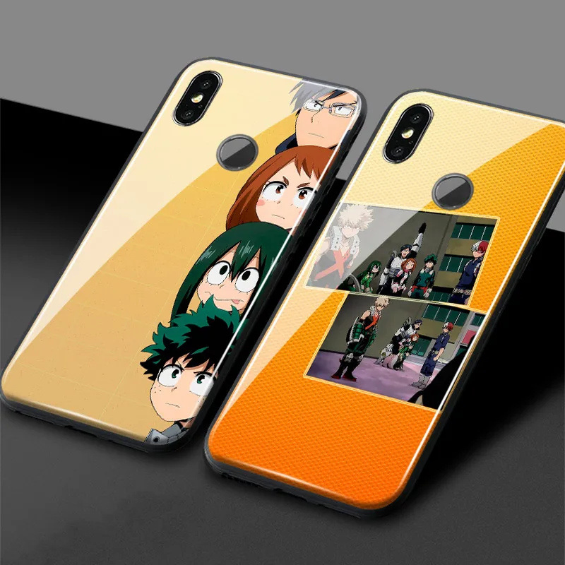 Boku без мой герой акад mi a Izuku Katsuki Стекло силиконовый чехол для телефона Для Сяо 6 8 9