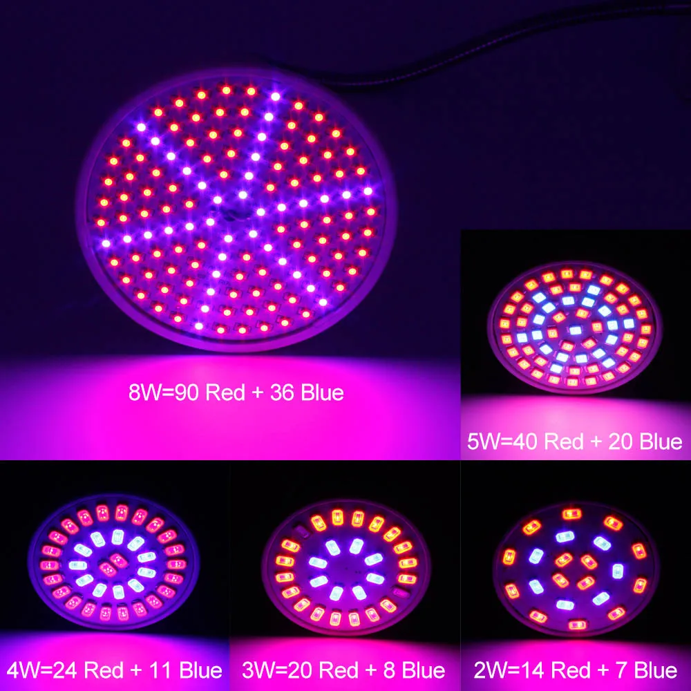 Гидропоники Системы Led Grow Light AC 220 V E27 растительная лампа с 360 градусов Гибкая