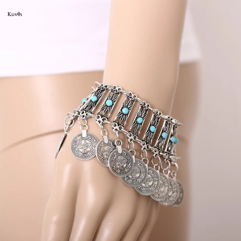 Vintage Silver Color Bohemian Bracelets Round Metal Pendant Tassel Adjustable Nepal Chain Bracelets for Women
Vintage Silver Color Bohemian Bracelets Round Metal Pendant Tassel Adjustable Nepal Chain Bracelets for Women