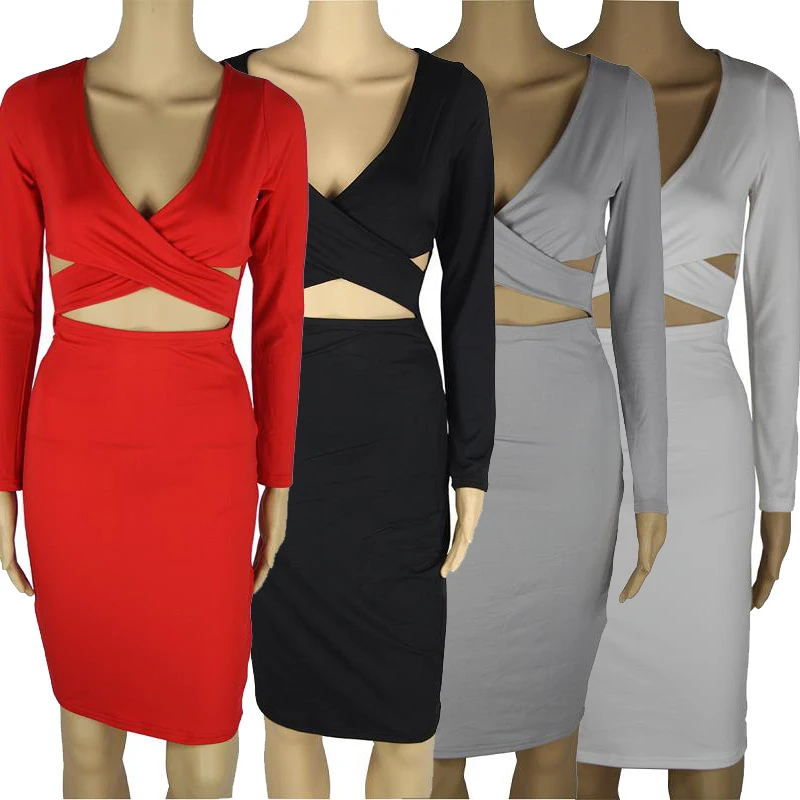 ADEWEL 2017 Autumn Long Sleeve Hollow Out Sexy Club Bandage Bodycon Dress Velvet Inside Elastic Elegant Pencil Party Dresses
ADEWEL 2017 Autumn Long Sleeve Hollow Out Sexy Club Bandage Bodycon Dress Velvet Inside Elastic Elegant Pencil Party Dresses