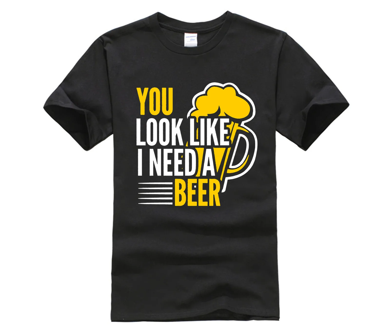 Fashion T Shirt 100% Cotton You look like i need a beer New Summer Men's Casual Print Fashion T-shirt
Fashion T Shirt 100% Cotton You look like i need a beer New Summer Men's Casual Print Fashion T-shirt