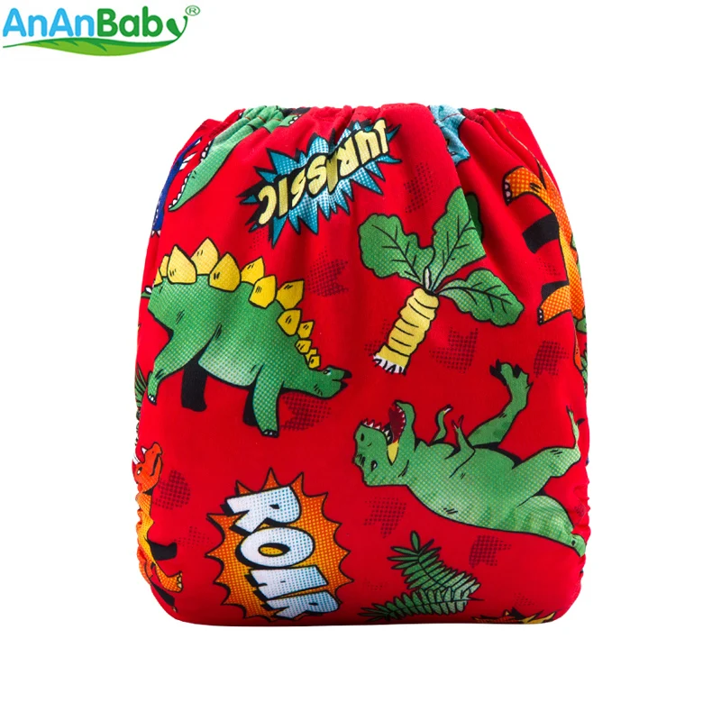 Ananbaby машинные принты тканевые подгузники Экологичные пеленки моющиеся для