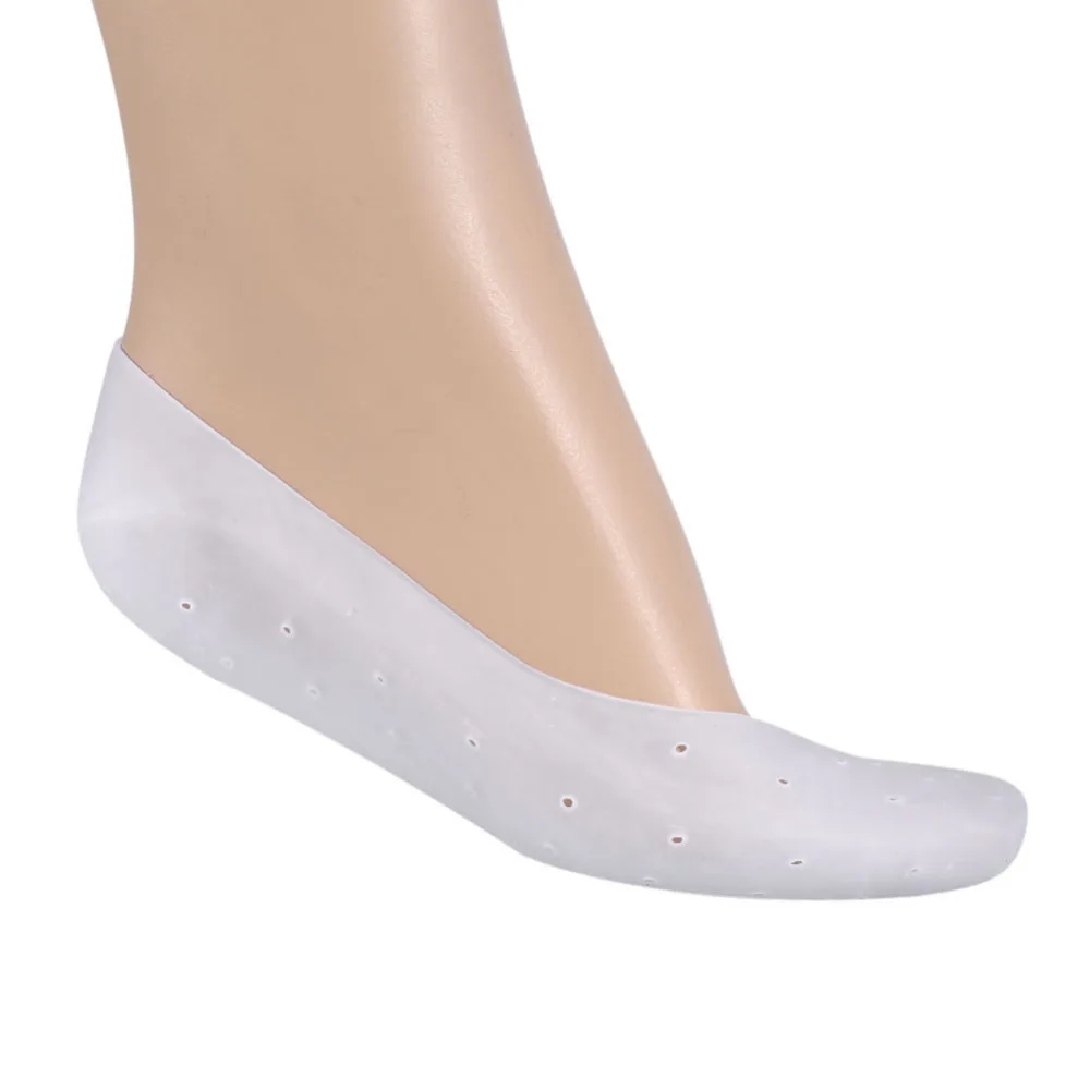 2017 1 Pair Delicate Silicone Moisturizing Gel Heel Socks Like Cracked Foot Skin Care Protector Feet Massager Pain Relief | Красота и
