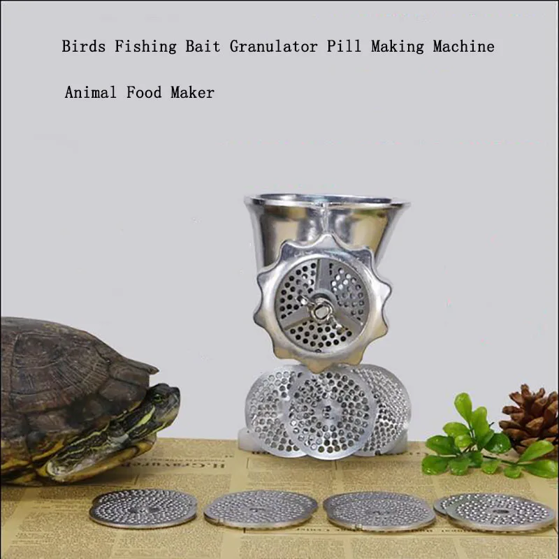 Manual Birds Fishing Bait Granulator Pill Making Machine Animal Food Maker Pellet mell
Manual Birds Fishing Bait Granulator Pill Making Machine Animal Food Maker Pellet mell