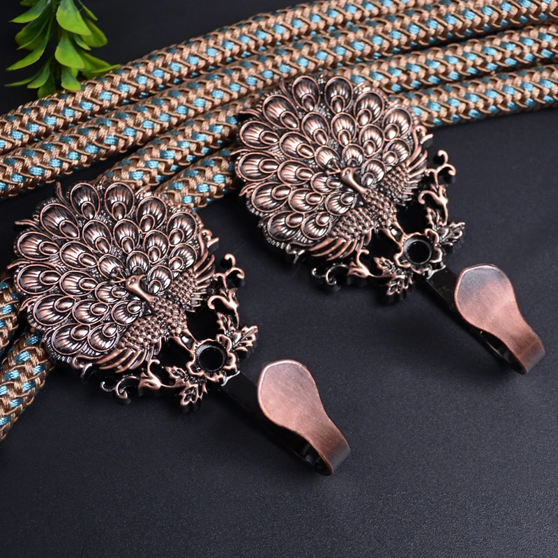 Home Storage Organization Vintage Alloy peacock Curtain Hanger Strap Wall Decorative Hooks 2pc/lot
Home Storage Organization Vintage Alloy peacock Curtain Hanger Strap Wall Decorative Hooks 2pc/lot