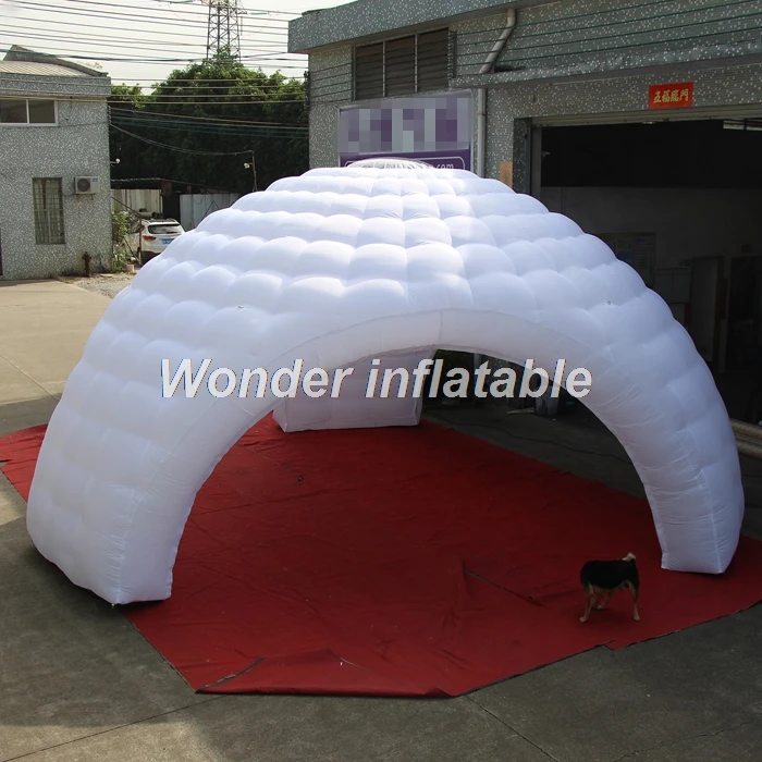 Luxury white inflatable dome tent with 3 entrances for sale, mobile inflatable structures buildings cover for events exhibition
Luxury white inflatable dome tent with 3 entrances for sale, mobile inflatable structures buildings cover for events exhibition