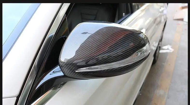Car modification Real carbon fiber fiber Side door rearview Mirror Cover Trim 2pcs for Benz E Class W213 2016-2017
Car modification Real carbon fiber fiber Side door rearview Mirror Cover Trim 2pcs for Benz E Class W213 2016-2017