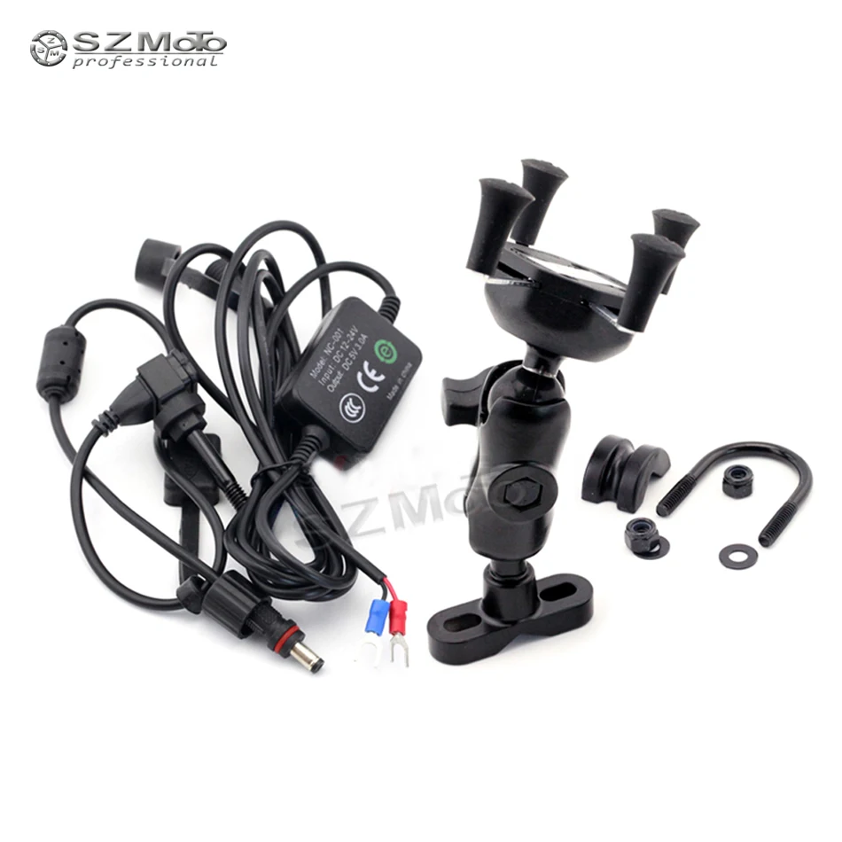 X-Grip Phone Holder USB Charger For SUZUKI GSR 400/600/750 GSX-S750 GSX-S1000/F GSX1300 B-KING Motorcycle GPS Navigation Bracket
X-Grip Phone Holder USB Charger For SUZUKI GSR 400/600/750 GSX-S750 GSX-S1000/F GSX1300 B-KING Motorcycle GPS Navigation Bracket