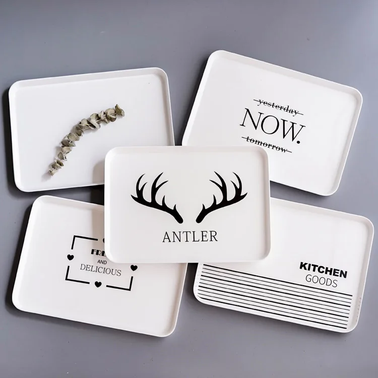 Nordic Style Melamine Dessert Serving Tray Tea Breakfast Bread Tray Snack Plate Storage Trays Square Accessories Cosmetics Dish
Nordic Style Melamine Dessert Serving Tray Tea Breakfast Bread Tray Snack Plate Storage Trays Square Accessories Cosmetics Dish