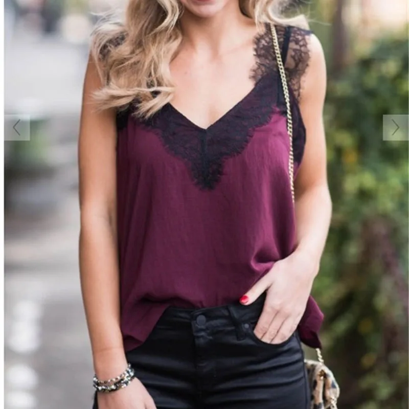 New 2019 Lace Trim Camisole Tank Tops Womens Plus Size S-4XL 5XL Summer Basic Base Sleeveless Lace Tee Shirts Tops
New 2019 Lace Trim Camisole Tank Tops Womens Plus Size S-4XL 5XL Summer Basic Base Sleeveless Lace Tee Shirts Tops