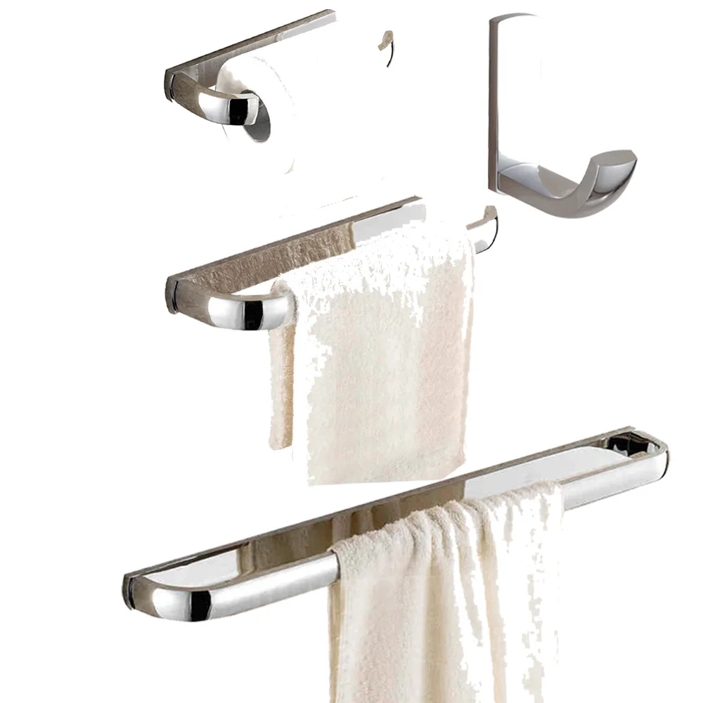 Leyden 4pcs Chrome Brass Silver Towel Bar Toilet Paper Holder Towel Ring Robe Hook Towel Clothes Hook Bathroom Accessories Set
Leyden 4pcs Chrome Brass Silver Towel Bar Toilet Paper Holder Towel Ring Robe Hook Towel Clothes Hook Bathroom Accessories Set