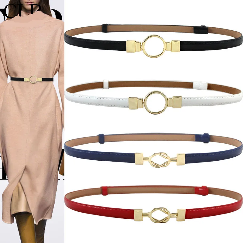 HOT Gold buckle belt circle buckles thin leather belts adjust design red dress decorate belts for women fashion chain cummerbund
HOT Gold buckle belt circle buckles thin leather belts adjust design red dress decorate belts for women fashion chain cummerbund