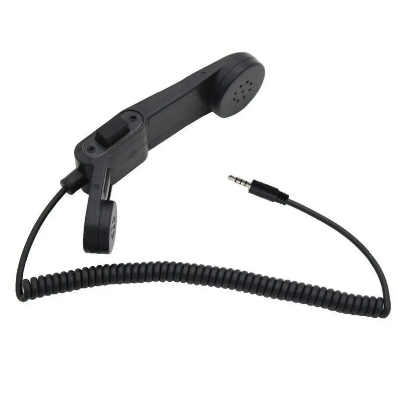 Handheld PTT Military Retro Telephone Speaker Mic Microphone for HuaWei Xiaomi 3.5mm Jack Smart Cell Mobile phone iPhone Samsung
Handheld PTT Military Retro Telephone Speaker Mic Microphone for HuaWei Xiaomi 3.5mm Jack Smart Cell Mobile phone iPhone Samsung