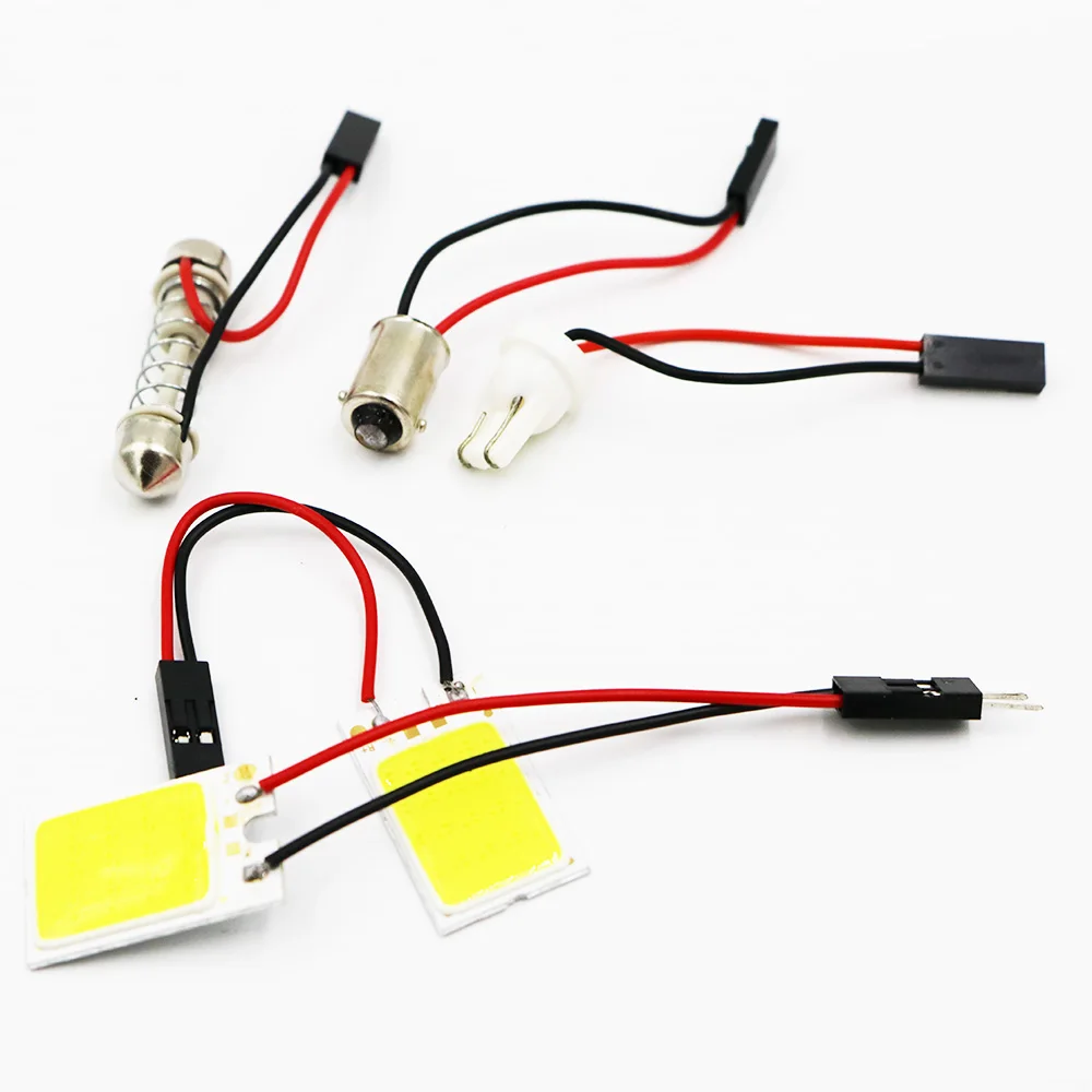 YSY 100pcs Car COB 16SMD T10 BA9S Festoon Dome Panel Light Car Panel LED Reading Light
YSY 100pcs Car COB 16SMD T10 BA9S Festoon Dome Panel Light Car Panel LED Reading Light
