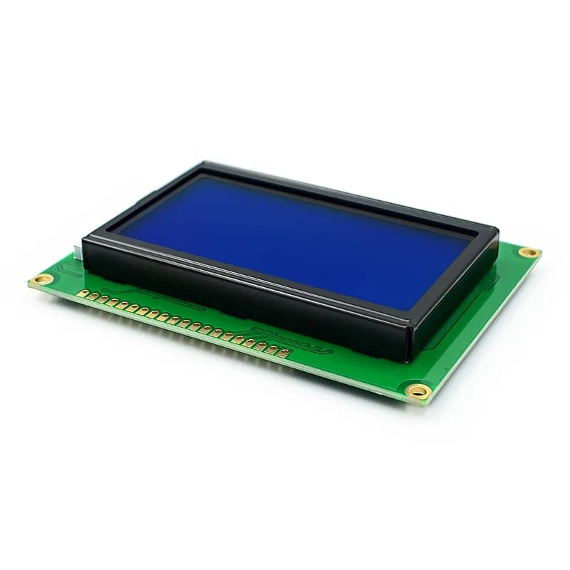 ЖК-плата 12864 LCD12864 5V дисплей с китайским word со склада подсветкой 12864-5V ST7920