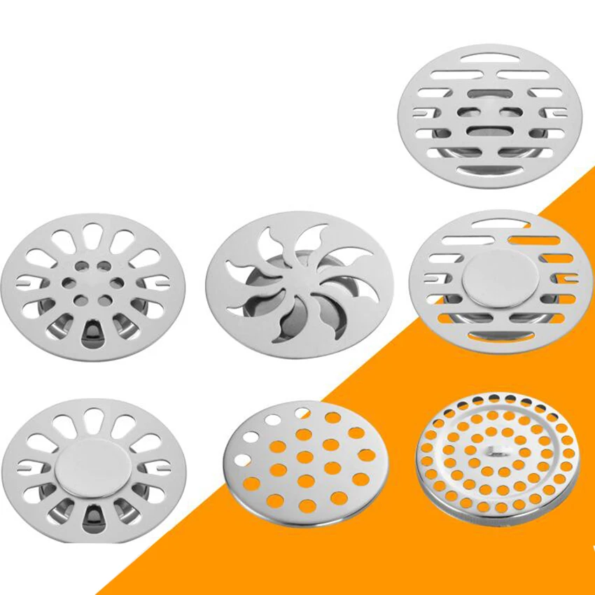 Stainless Steel Floor Drain Cover Overflow Round Anti-Clogging Shower Drain Hair Catcher For Bathroom Wash Machines Toilet sewer
Stainless Steel Floor Drain Cover Overflow Round Anti-Clogging Shower Drain Hair Catcher For Bathroom Wash Machines Toilet sewer