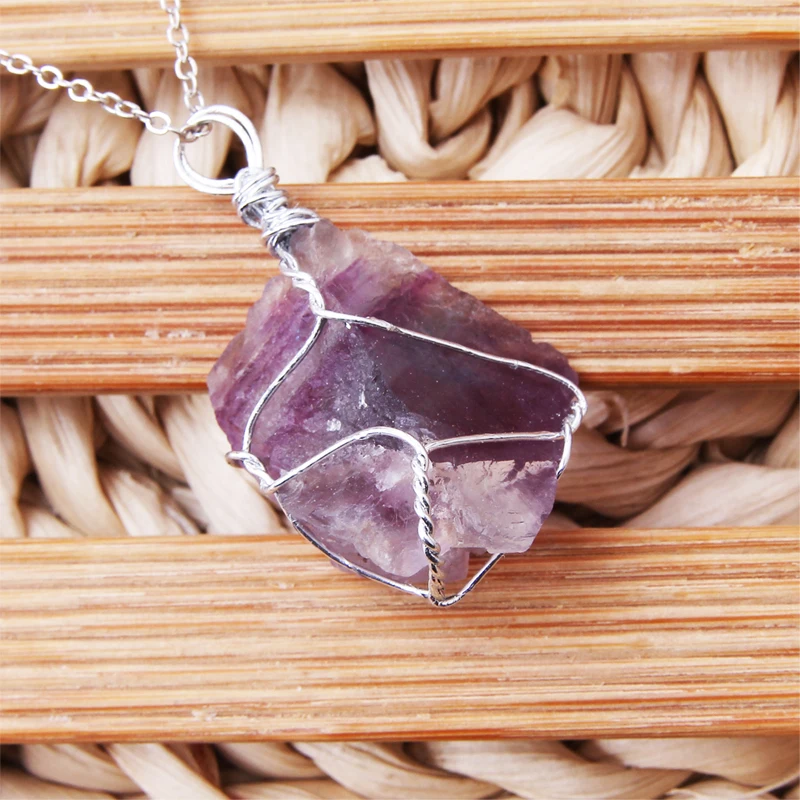 Natural DIY Gem Stones Clear Crystal Fluorite Necklaces&Pendants Healing Irregular Tourmaline Yellow Purple Pink Quartz Pendulum
Natural DIY Gem Stones Clear Crystal Fluorite Necklaces&Pendants Healing Irregular Tourmaline Yellow Purple Pink Quartz Pendulum