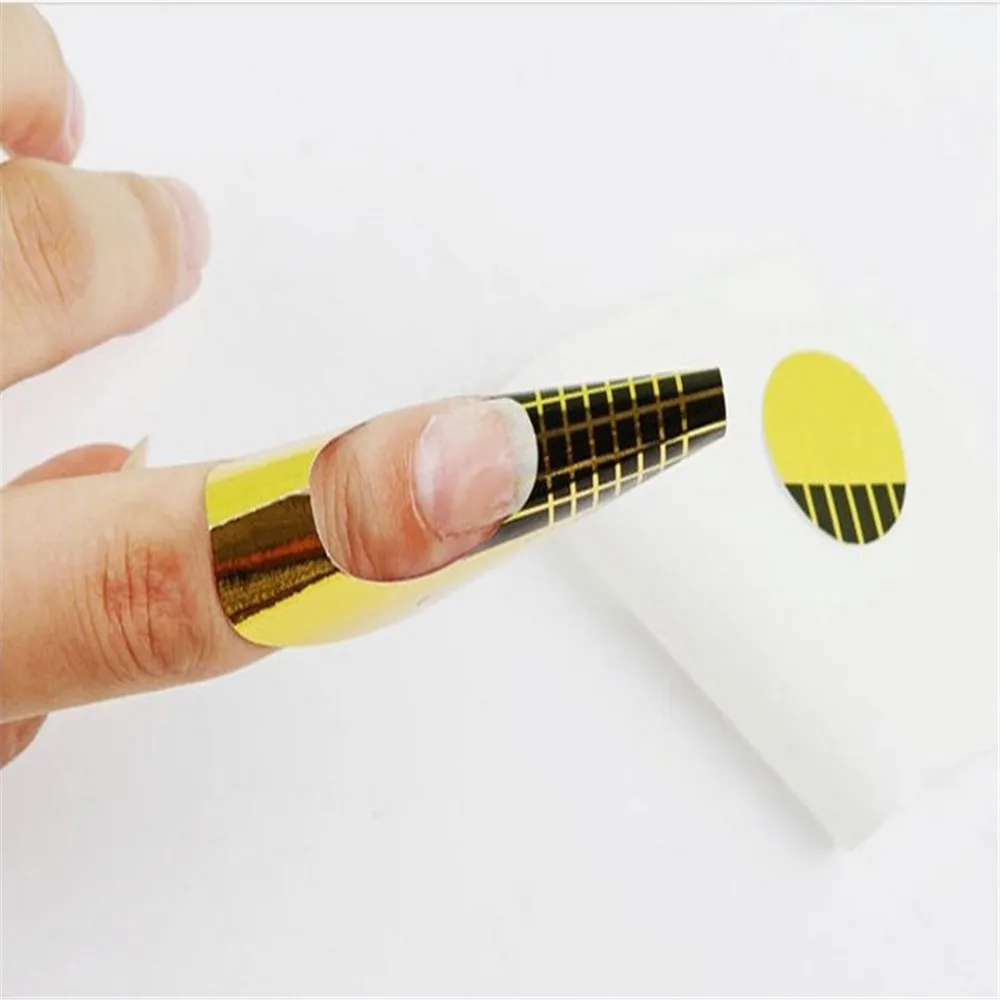 500 Pcs Golden Nail Extension Forms Nail Art Tips Guide U Horseshoe Shaped Acrylic UV Nail Gel Glitter DIY Tool For Manicure
500 Pcs Golden Nail Extension Forms Nail Art Tips Guide U Horseshoe Shaped Acrylic UV Nail Gel Glitter DIY Tool For Manicure