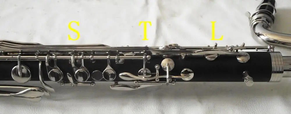 Новый Бас кларнет Bb ключ жесткий бакелитовый корпус никелированный|bass clarinet|clarinete