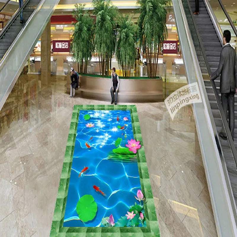 Free Shipping 3d lotus pond sea carp floor wallpaper living room study office kitchen restaurant floor wallpaper mural
Free Shipping 3d lotus pond sea carp floor wallpaper living room study office kitchen restaurant floor wallpaper mural