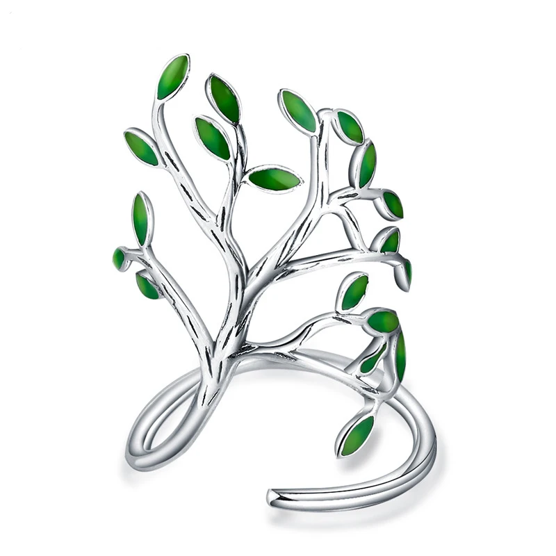 Forest Color Green Leaf Ring Fashion Jewelry Olive Tree Branch Leaves Adjustable Open For Women Girl Gift Z5M075
Forest Color Green Leaf Ring Fashion Jewelry Olive Tree Branch Leaves Adjustable Open For Women Girl Gift Z5M075