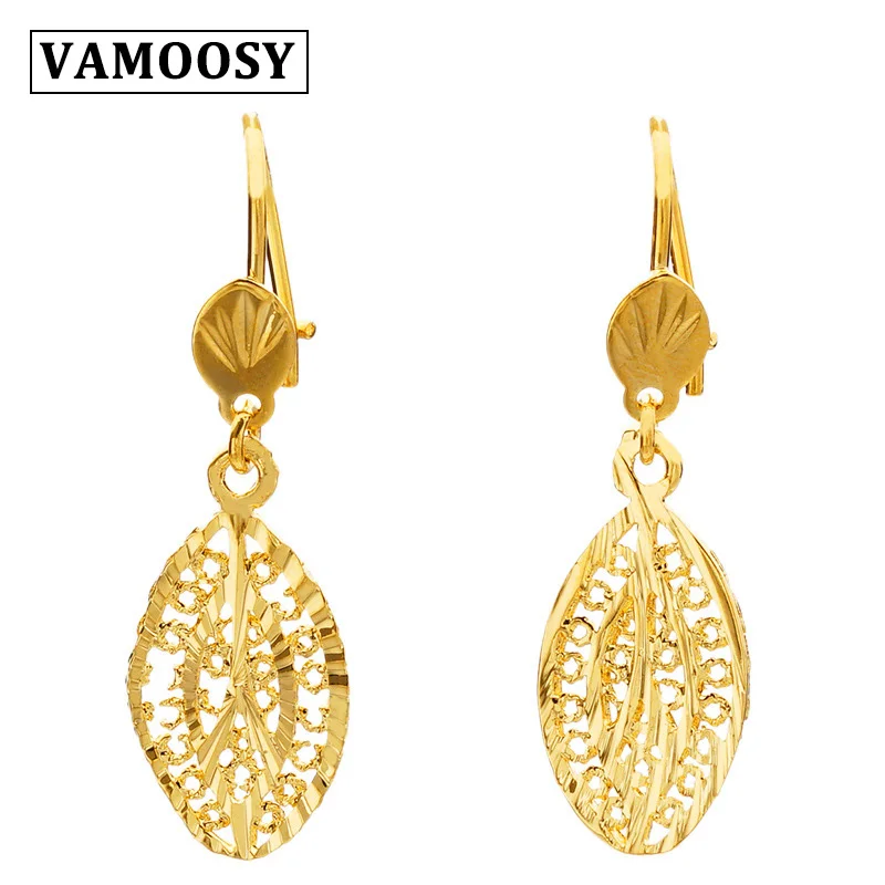 24K Gold Jewelry Chinese royal noble gold color solemn girlfriend jewelry Leaf Drop earrings wholesale 2018 earrings for women
24K Gold Jewelry Chinese royal noble gold color solemn girlfriend jewelry Leaf Drop earrings wholesale 2018 earrings for women