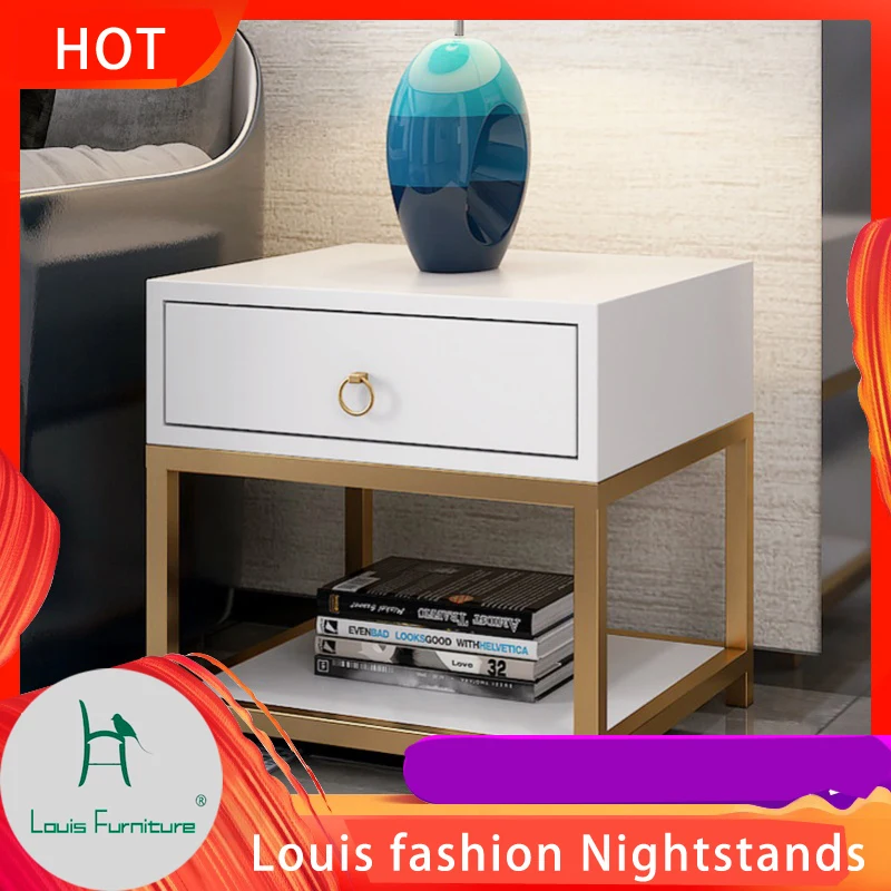 Louis fashion Nightstands Simple Storageof Modern Home Complete Metal Bedside Receiving Cabinet Nordic Bedside
Louis fashion Nightstands Simple Storageof Modern Home Complete Metal Bedside Receiving Cabinet Nordic Bedside