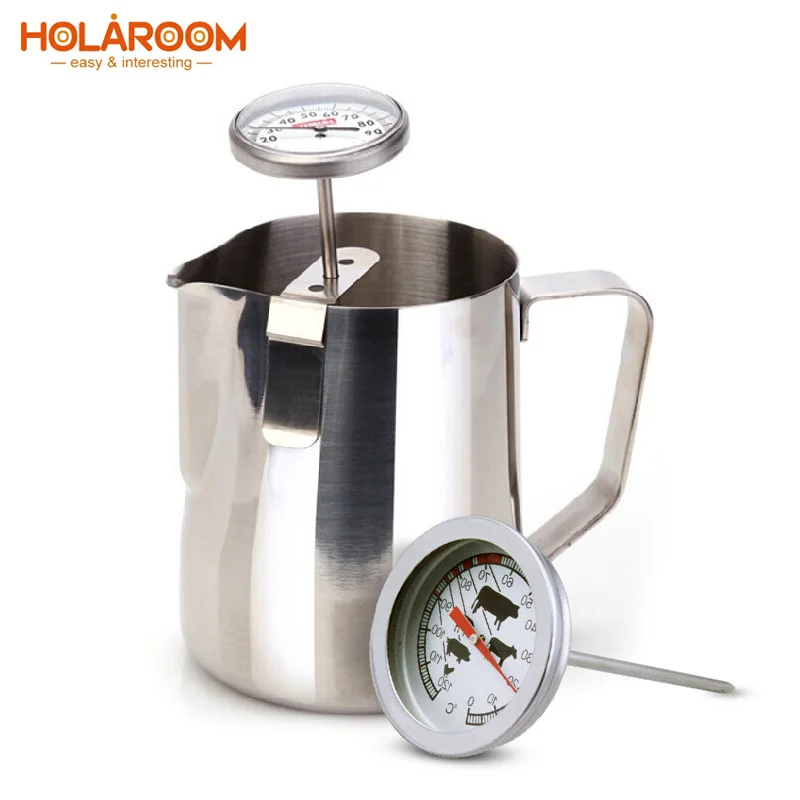 Holaroom, термометр для молока и мяса, аксессуары для барбекю, металлический термометр для приготовления пищи в духовке и барбекю
Holaroom, термометр для молока и мяса, аксессуары для барбекю, металлический термометр для приготовления пищи в духовке и барбекю