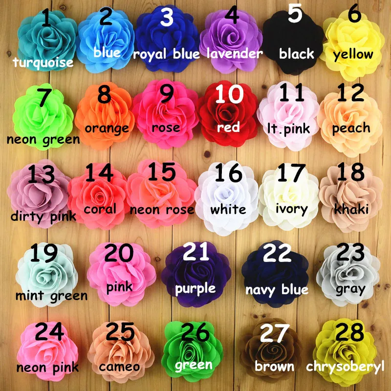 30 pcs/lot ,8cm rose chiffon flower for girls DIY apparel hair accessories headband Corsage Supplies
30 pcs/lot ,8cm rose chiffon flower for girls DIY apparel hair accessories headband Corsage Supplies