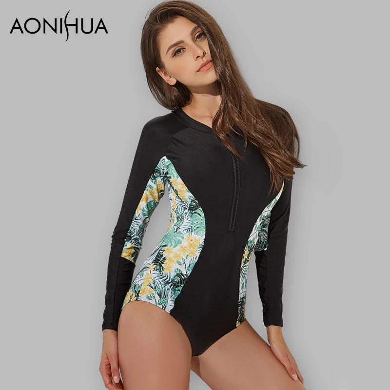 AONIHUA Swimwear Women One Piece Bodysuit Push Up Long Sleeve Beach Surfing Suit 2060/1918/2058/2064/2066/2069/2070/2160/1749
AONIHUA Swimwear Women One Piece Bodysuit Push Up Long Sleeve Beach Surfing Suit 2060/1918/2058/2064/2066/2069/2070/2160/1749